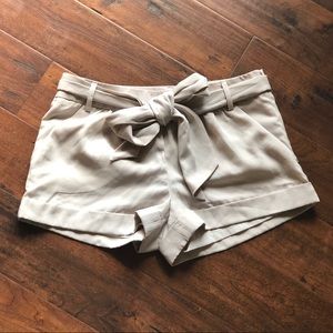 Express Bow Front Dress Shorts